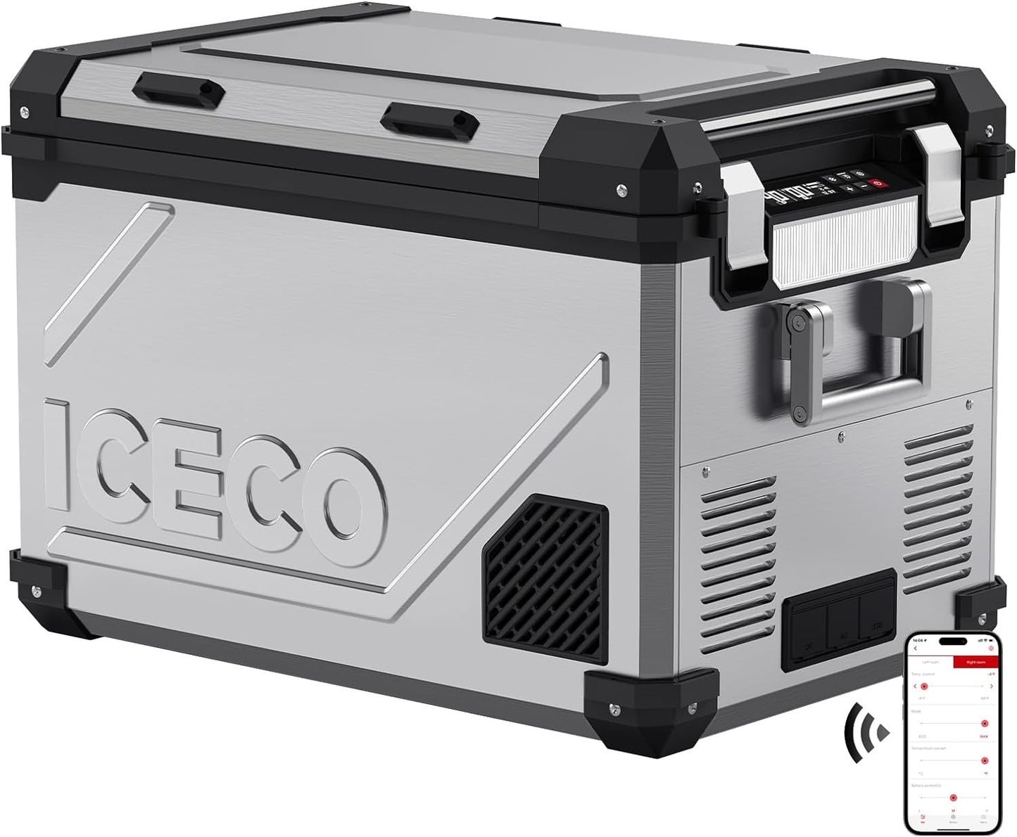 ICECO 58QT APL55 Dual Zone 12 Volt Fridge Freezer