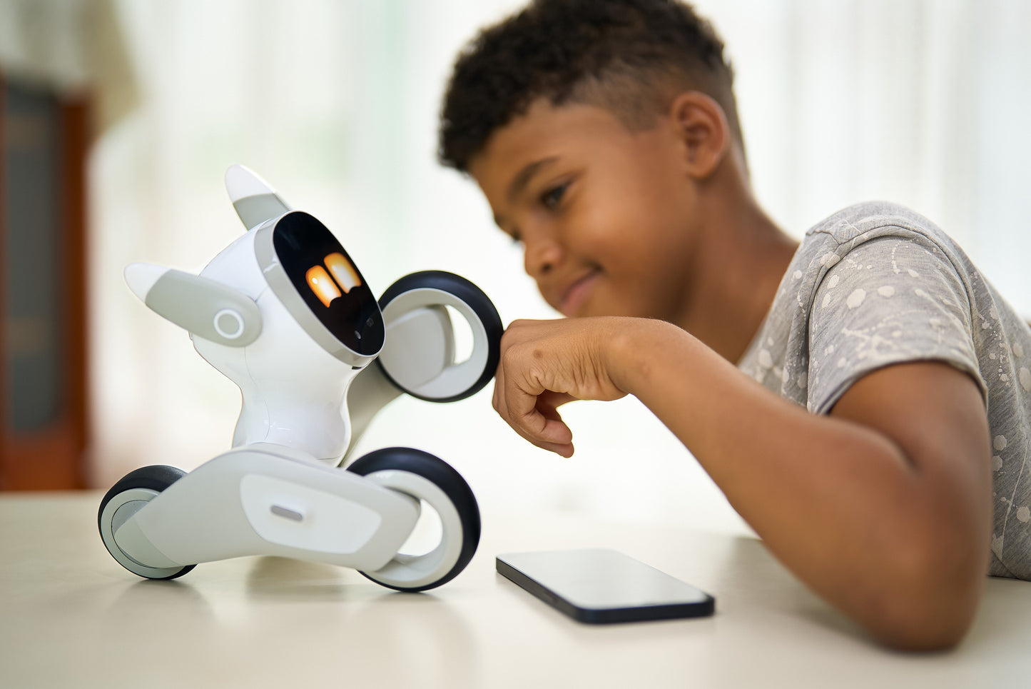 Loona Petbot Premium - Interactive AI Robot Companion with Facial Recognition, ChatGPT Integration, Smart Sensors & Games