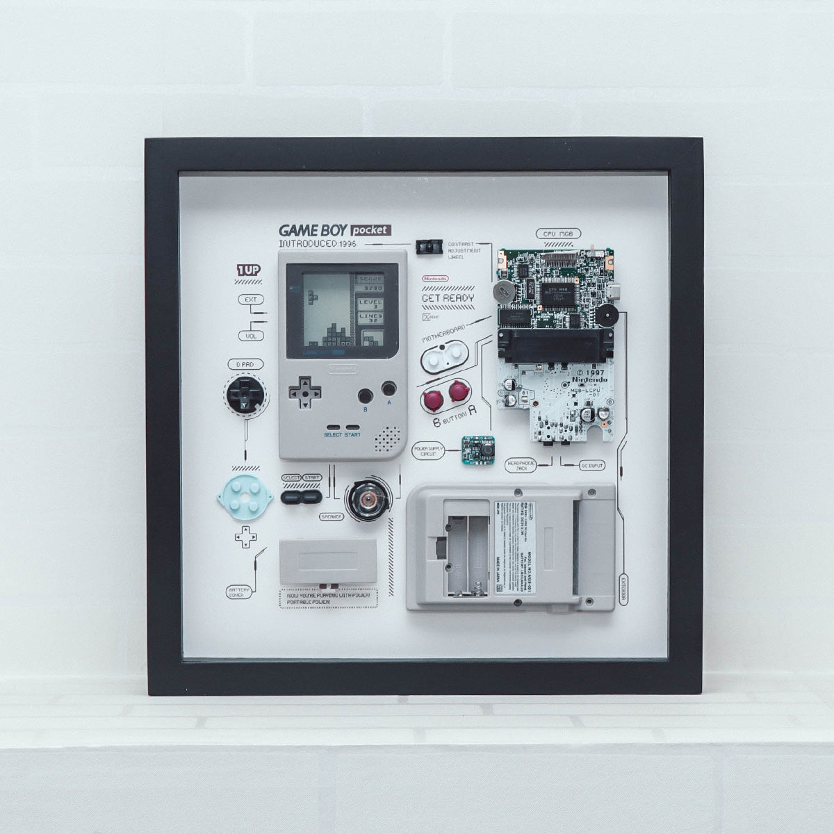 XreArt Nintendo Game Boy Pocket Frame