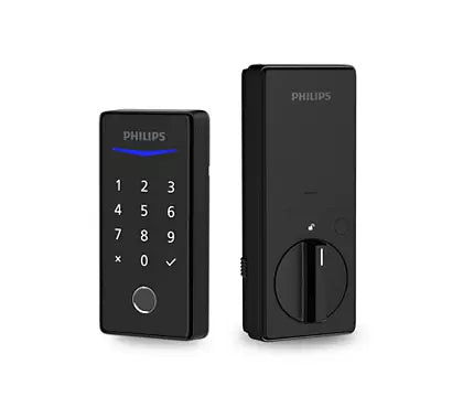 Philips Keyless Entry Door Lock with Keypad - Smart Deadbolt Lock for Front Door, Auto Lock, One-time PIN Code, Fingerprint Door Lock