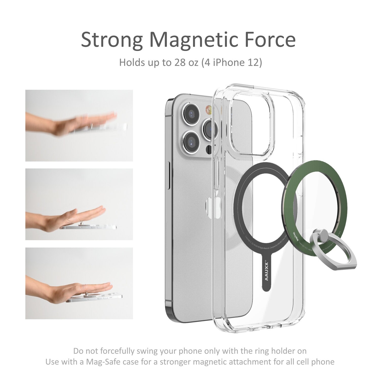 Green MagSafe magnetic iRing