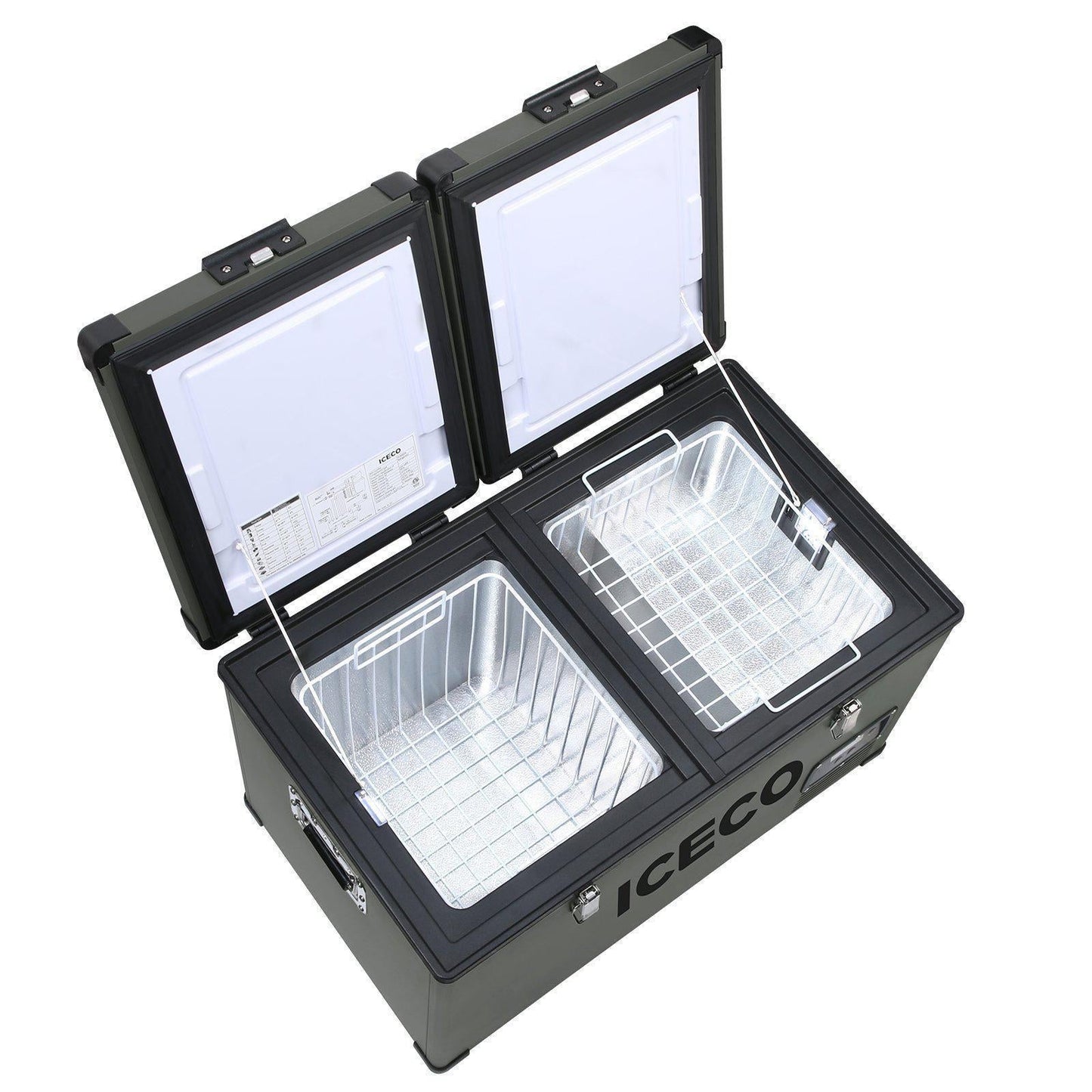ICECO 63.4QT VL60 Dual 12V Portable Freezer Refrigerator