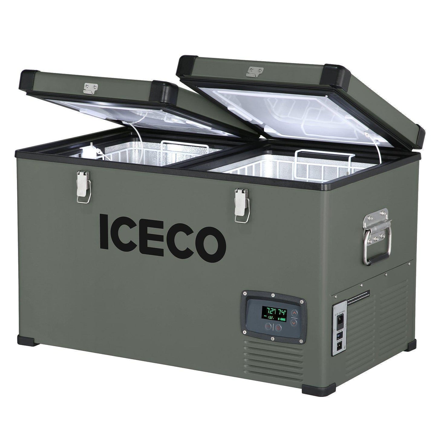 ICECO 68.7QT VL65 Dual Zone Fridge Freezer