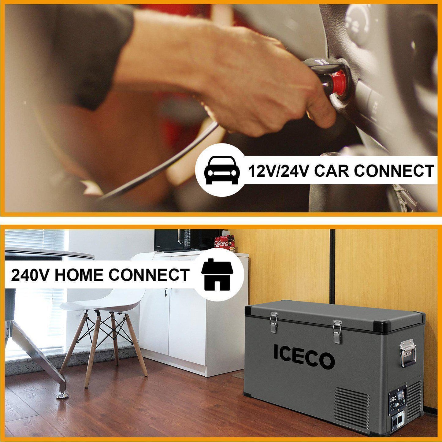 ICECO 78QT VL74 Single Zone Portable Fridge Freezer