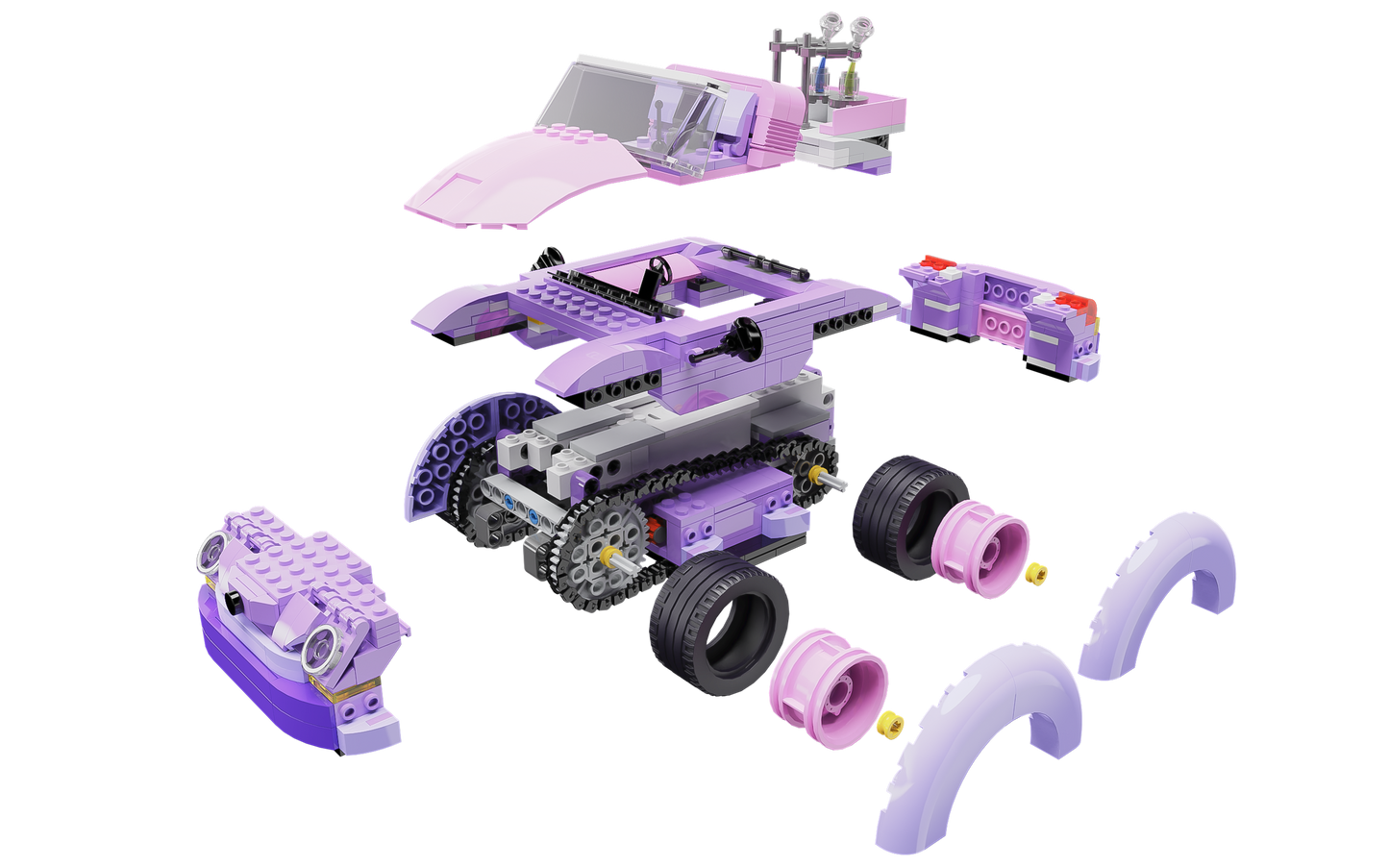 Magic Curie APP controled vehicle Stem Toy Kit for Girls 6+ Years old
