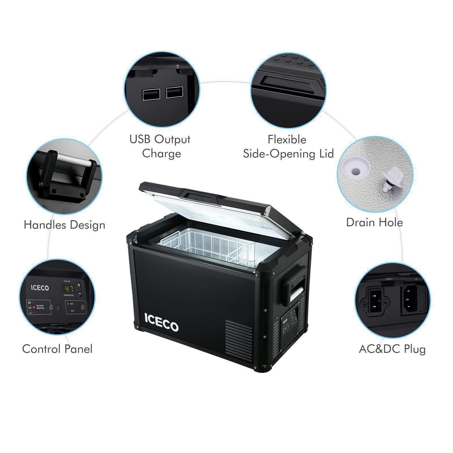 ICECO VL45ProS Single Zone Portable Fridge Freezer