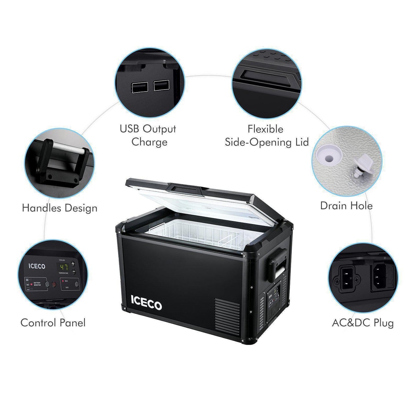 ICECO VL60ProS Single Zone Portable Fridge Freezer