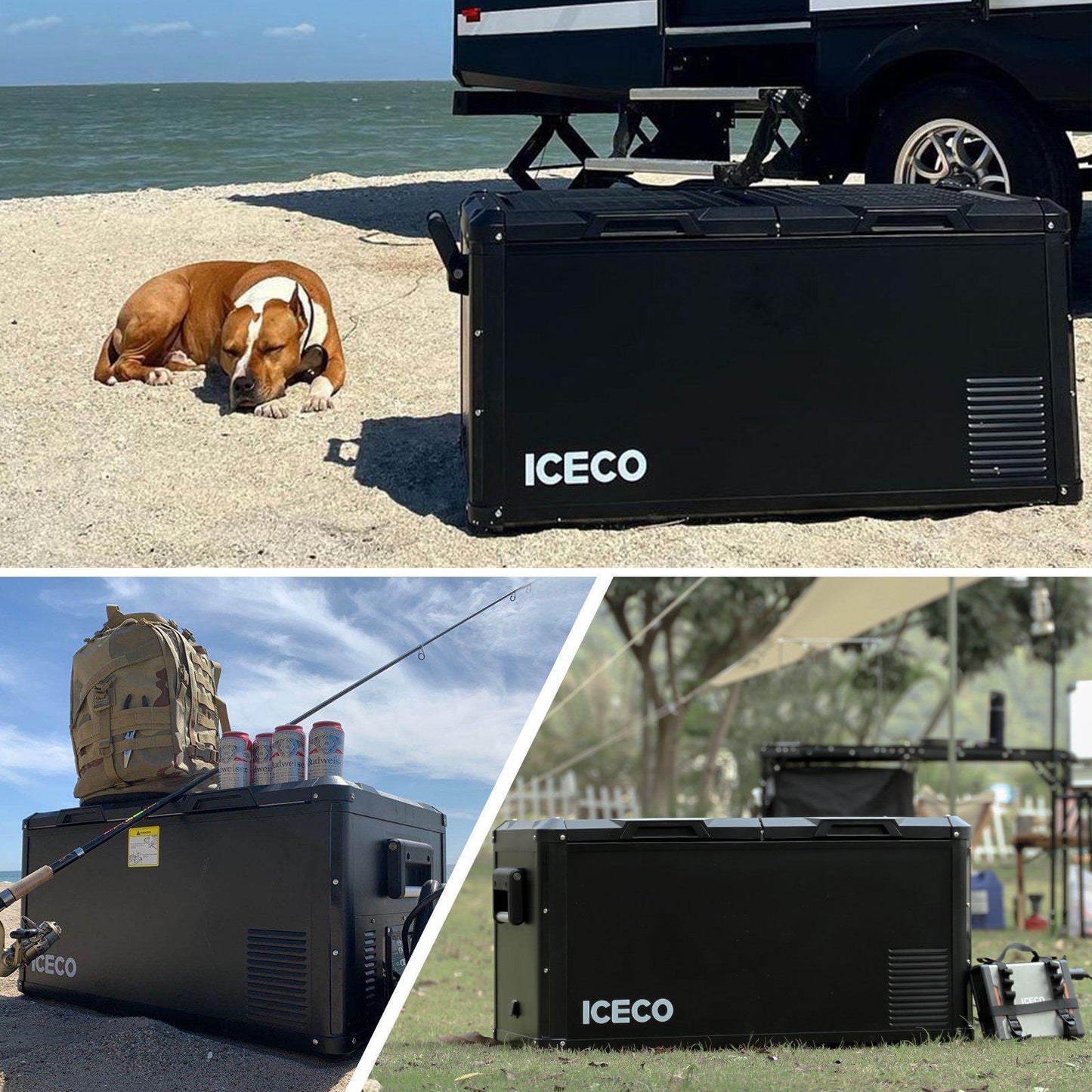 ICECO VL90ProD 90L 12V Dual Zone Portable Fridge Freezer