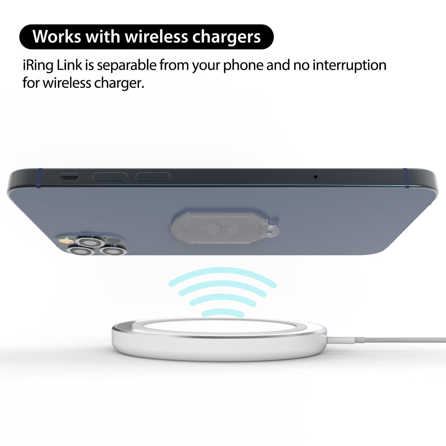 iRing POP - Works with wireless chargers