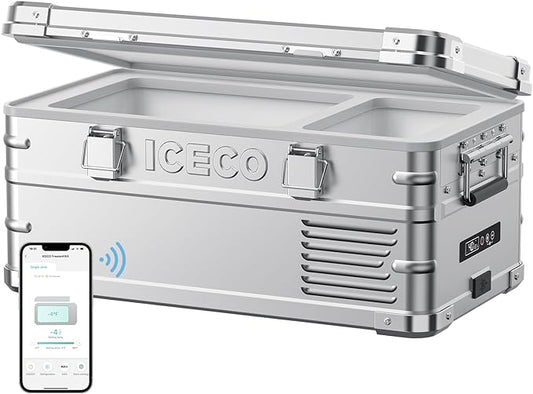 ICECO 21QT APL20 Light Duty Aluminum Portable Fridge Freezer Single Zone
