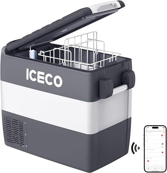 ICECO 30L-50L JP Series 12V APP Controlled Single Zone Portable Fridge Freezer